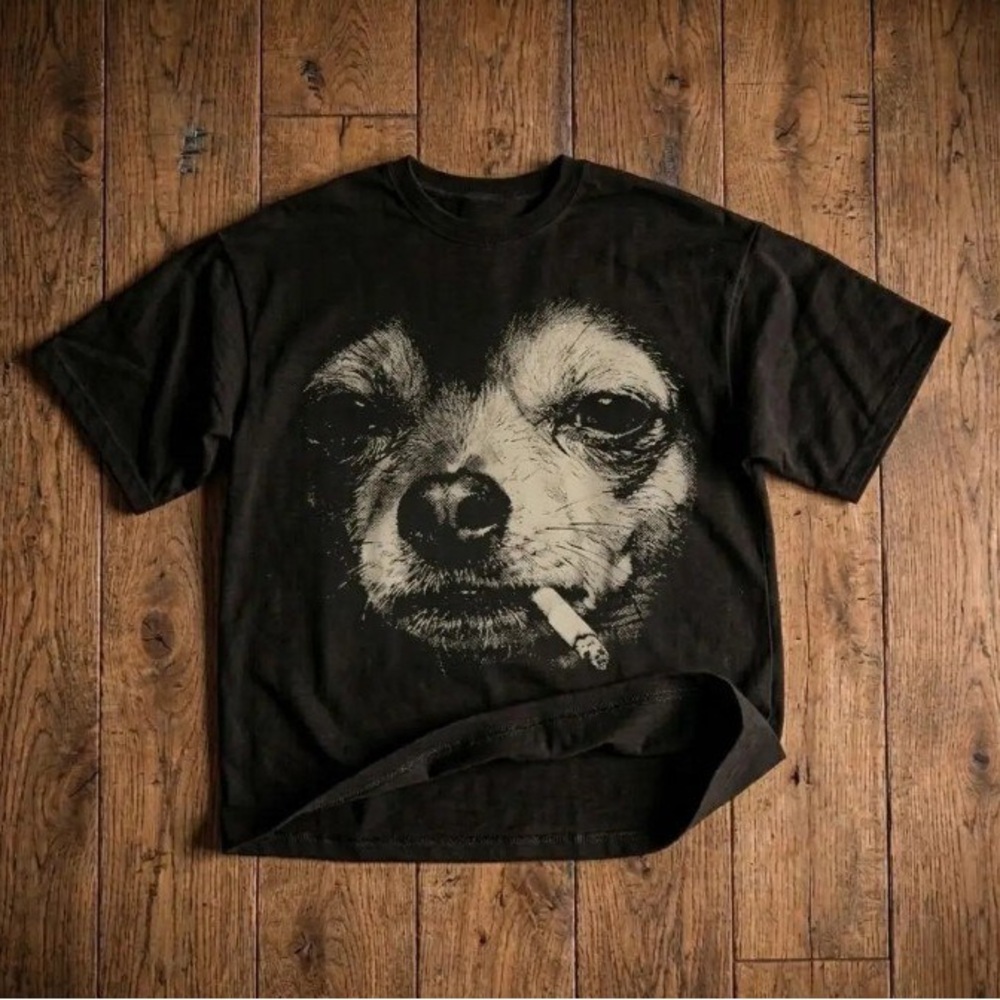 Dog Smoking Cigarette Shirt